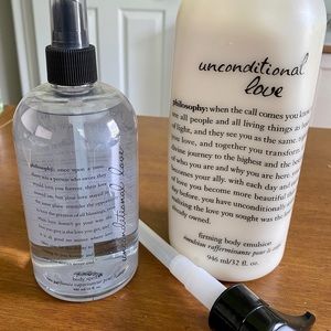 Philosophy Unconditional Love lotion & spritz